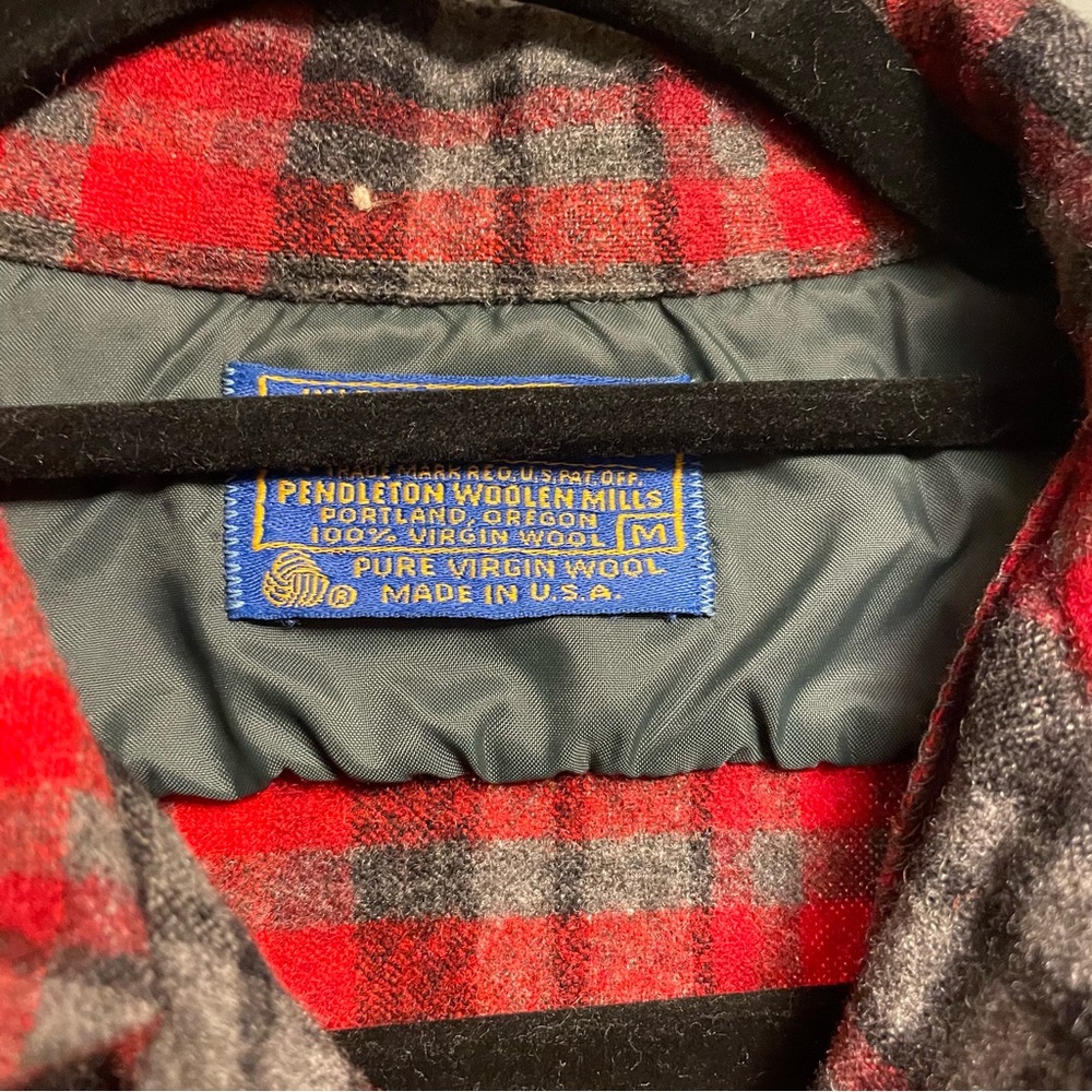 Pendleton 100% Wool Flannel Size Medium - image 2